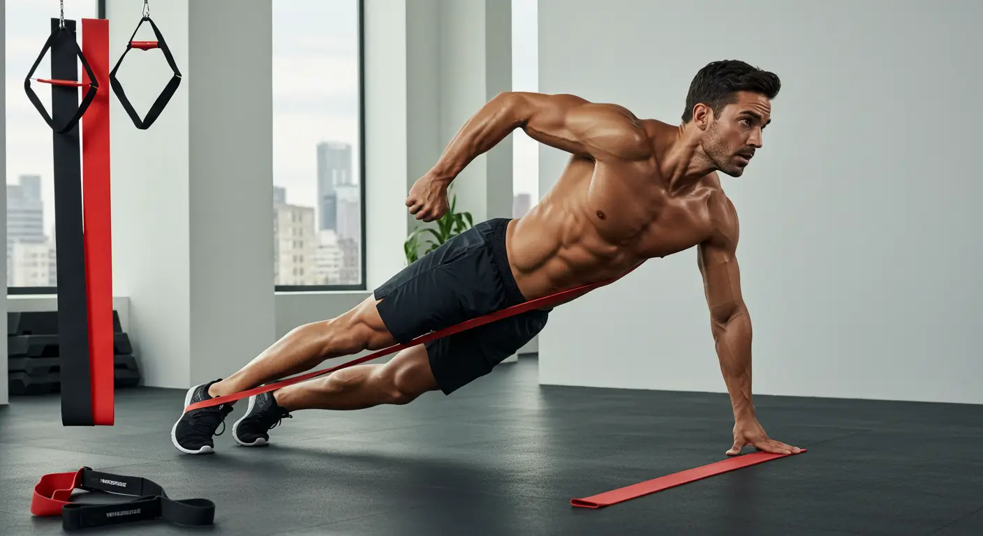 Workout Using Resistance Bands