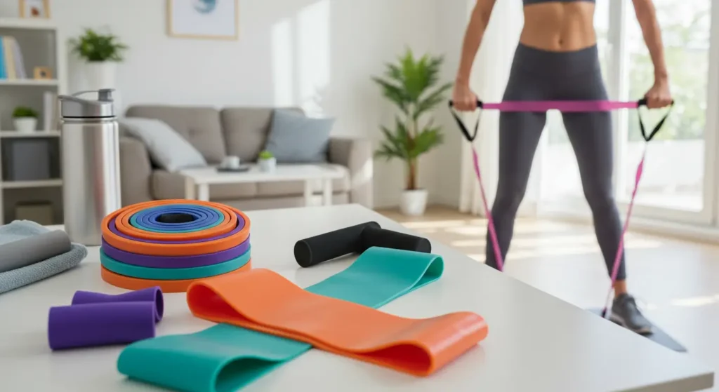 Lose Body Fat with Resistance Bands.