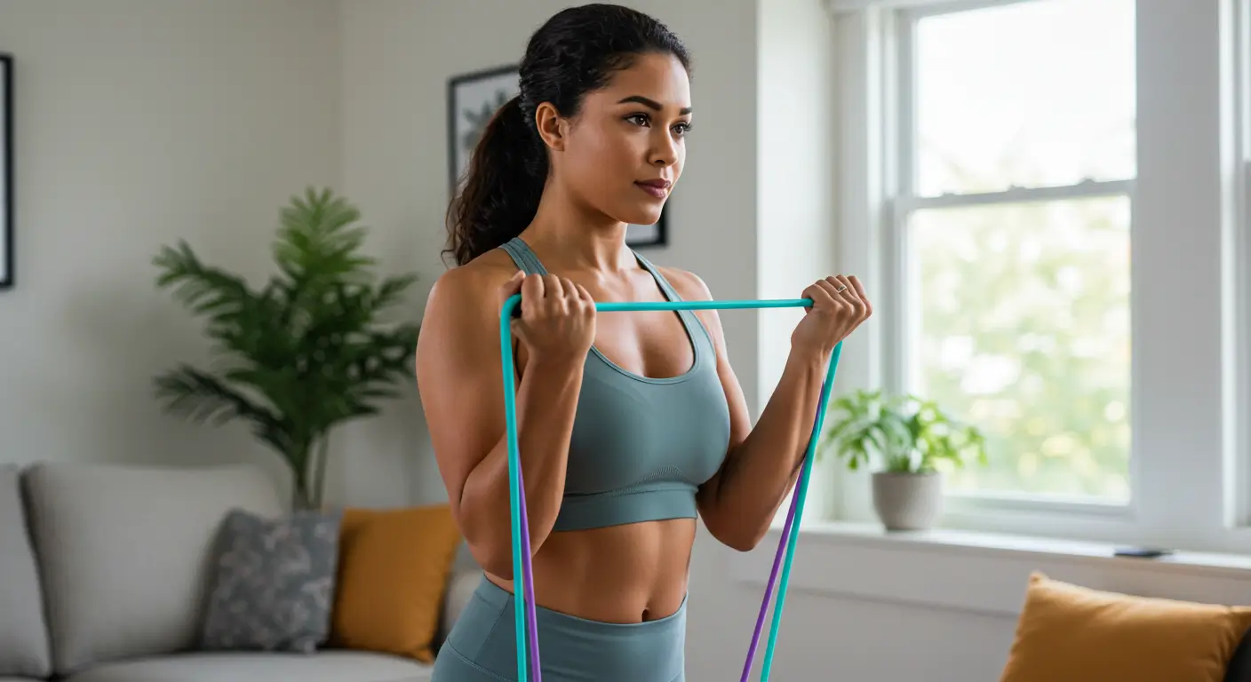 Lose Body Fat with Resistance Bands..